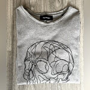 The Kooples Embroidered Skull T-Shirt